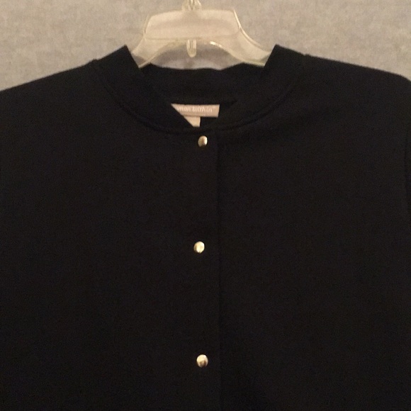 NWOT Woman Within Boho Bohemian Lagan Look Minimalist Snap Up Long Sleeve Jacket - Picture 4 of 12